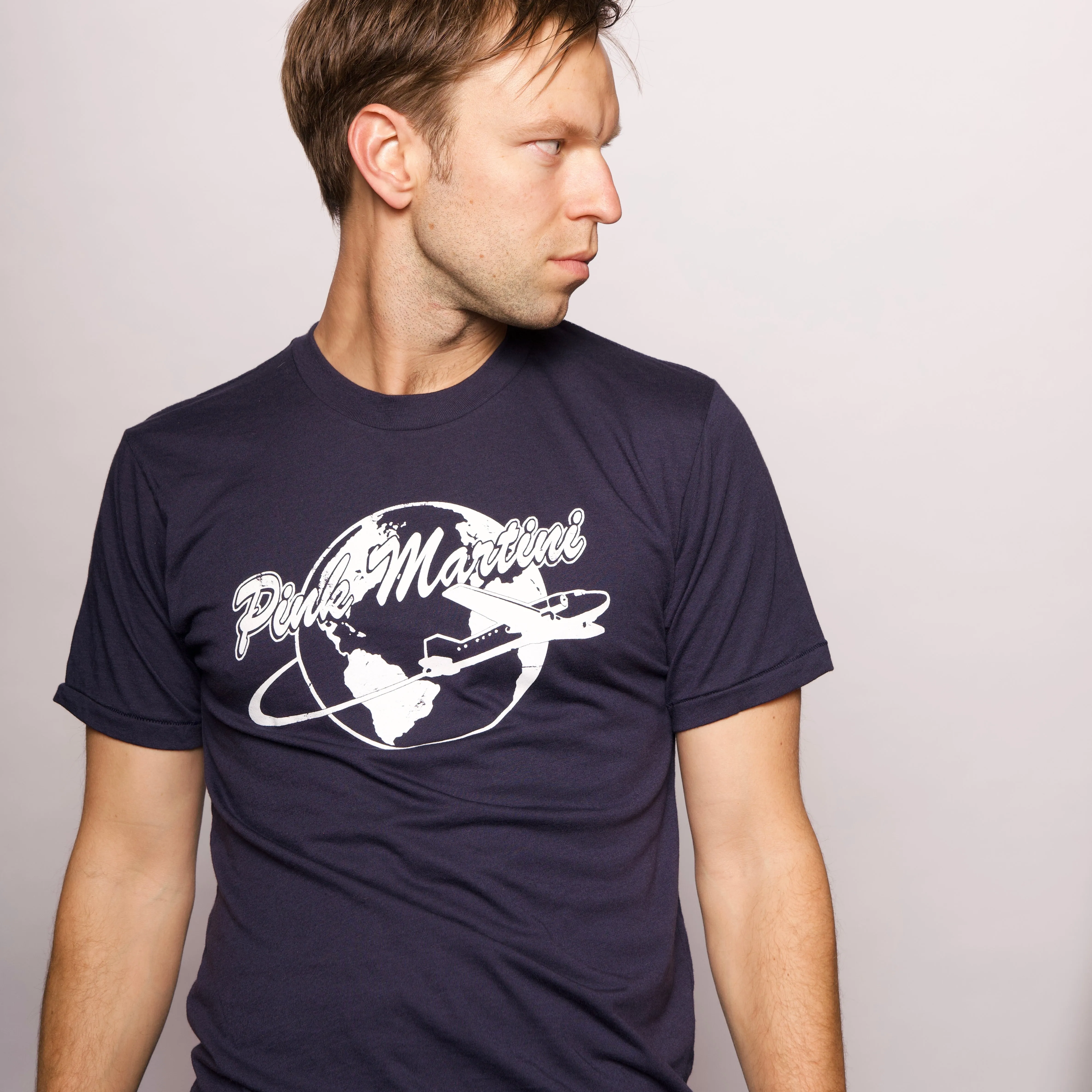 Around The World | Tee - Navy Blue