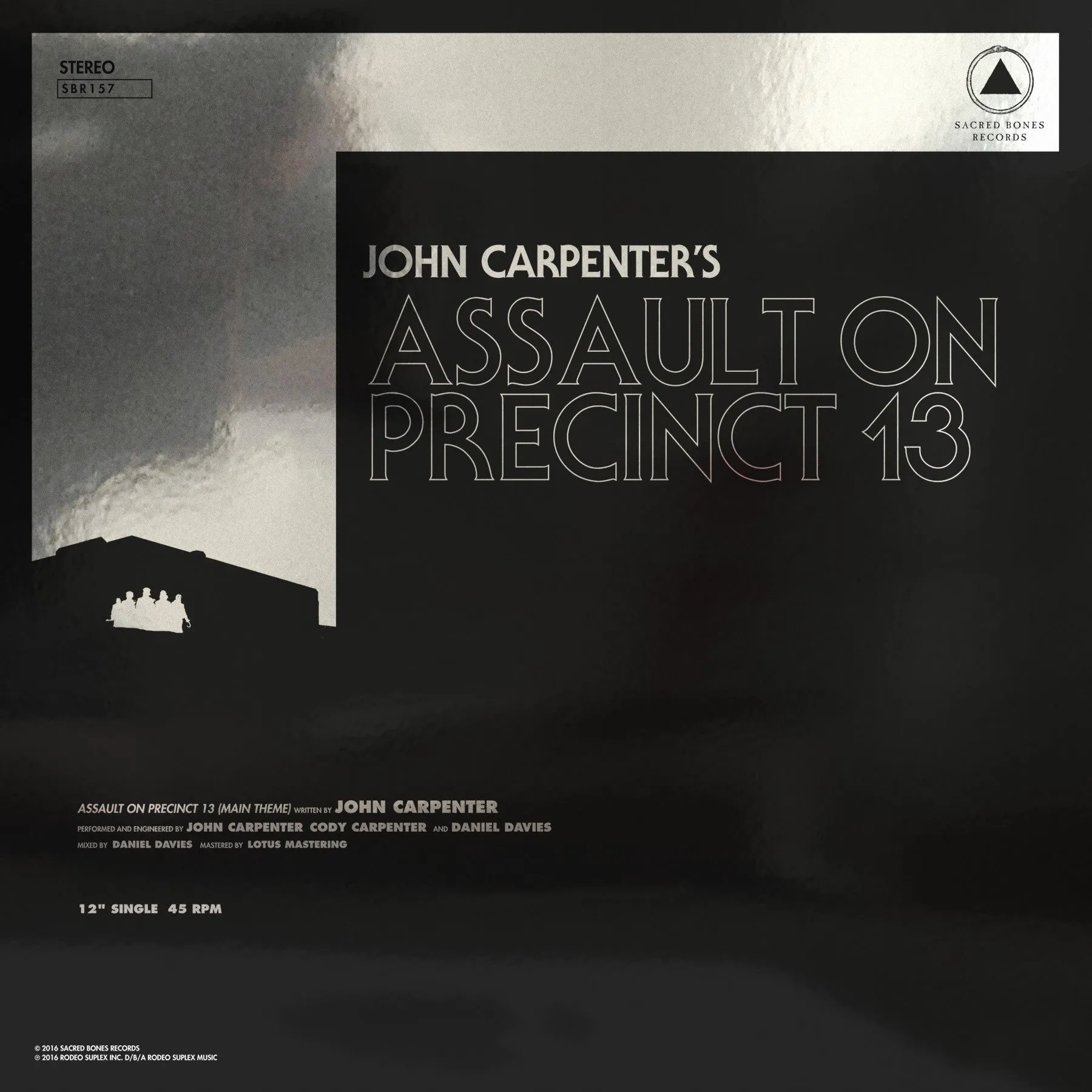 Assault on Precinct 13 b/w The Fog 12"
