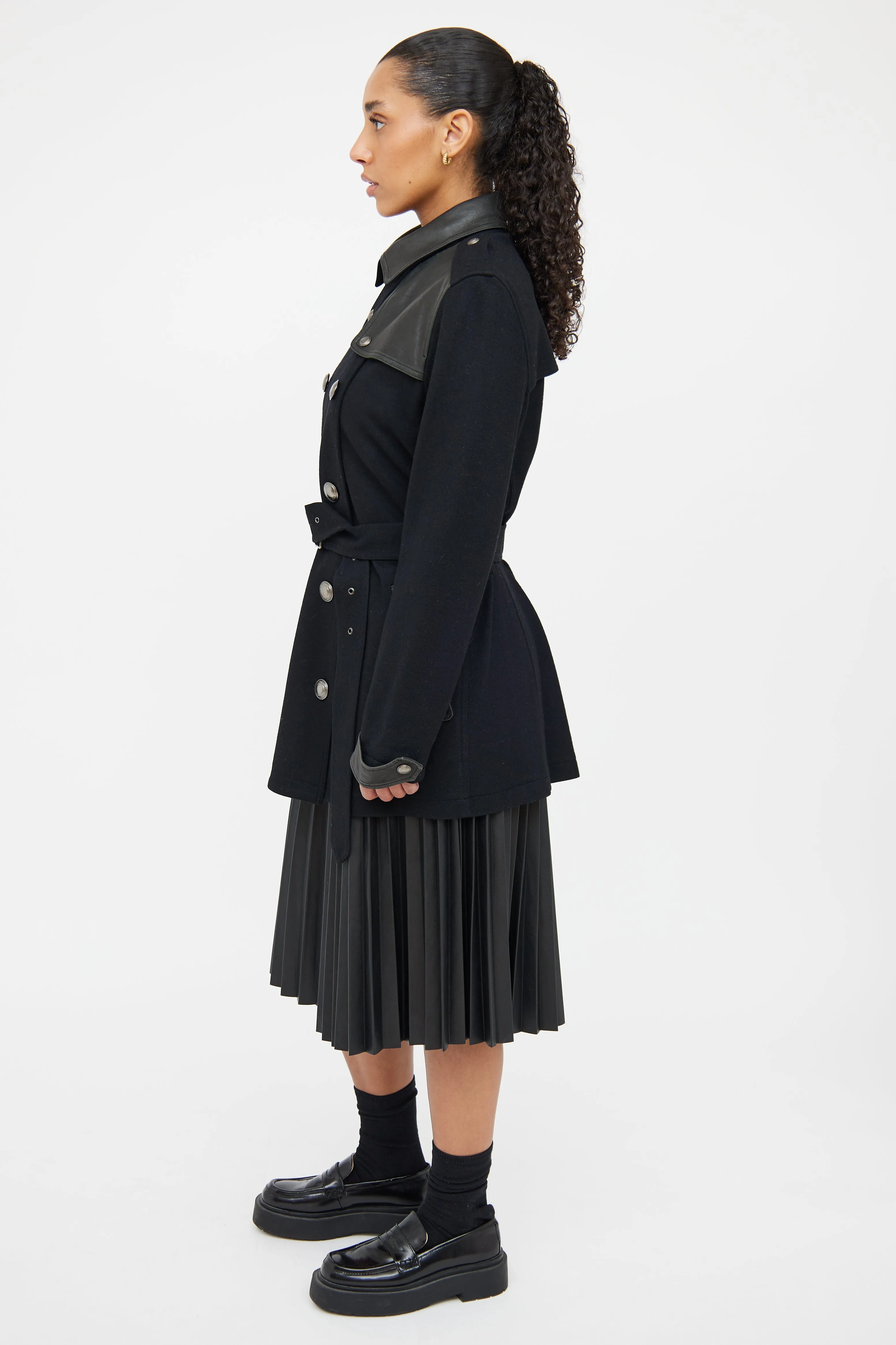 Brit Double Breasted Wool Jacket