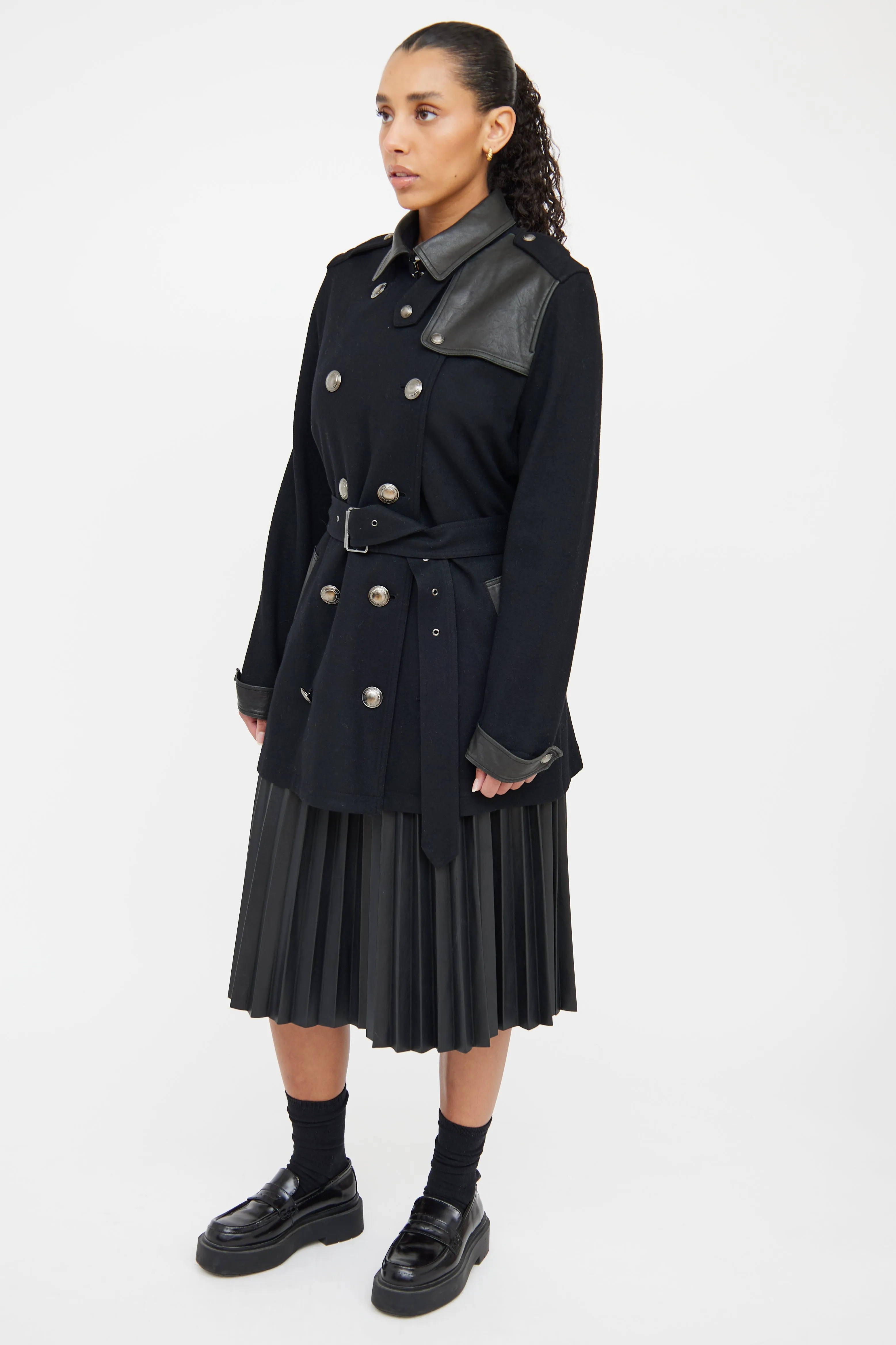 Brit Double Breasted Wool Jacket