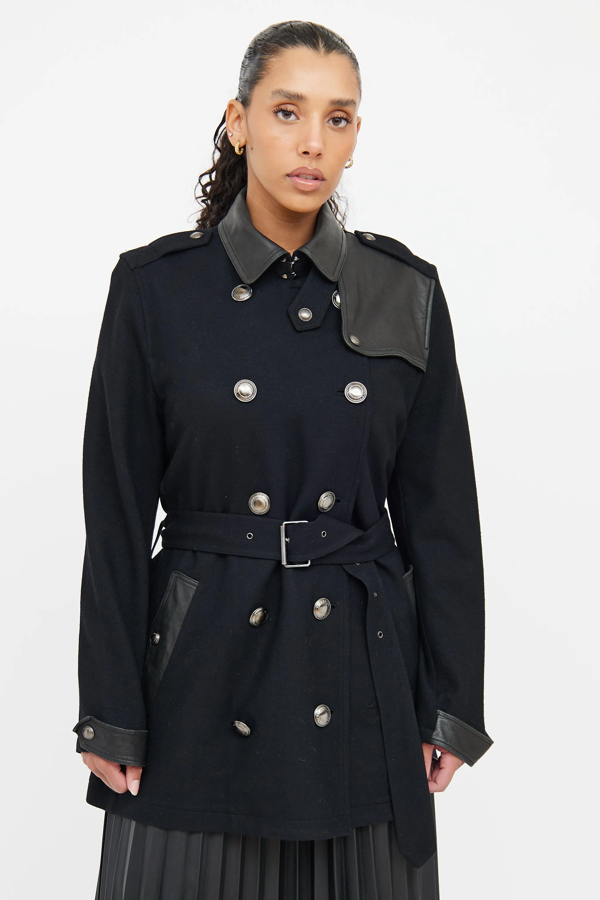 Brit Double Breasted Wool Jacket