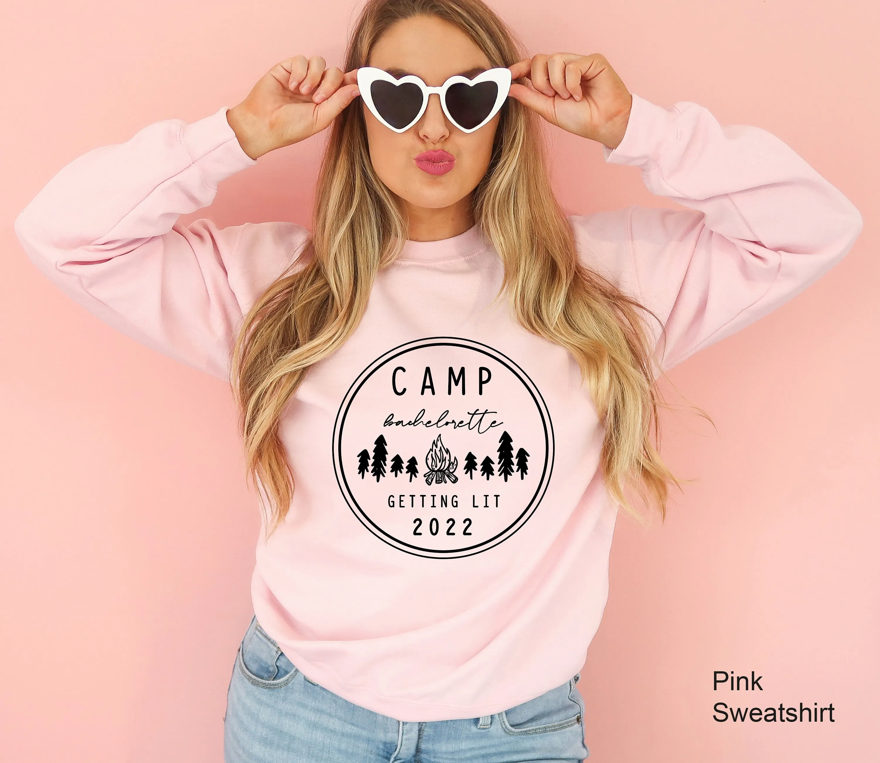 Camp Bachelorette Sweatshirts, Camping Bachelorette Hoodies, Camping Bachelorette Party Tees, Camping Tees, Camp Bachelorette Tees, C6651