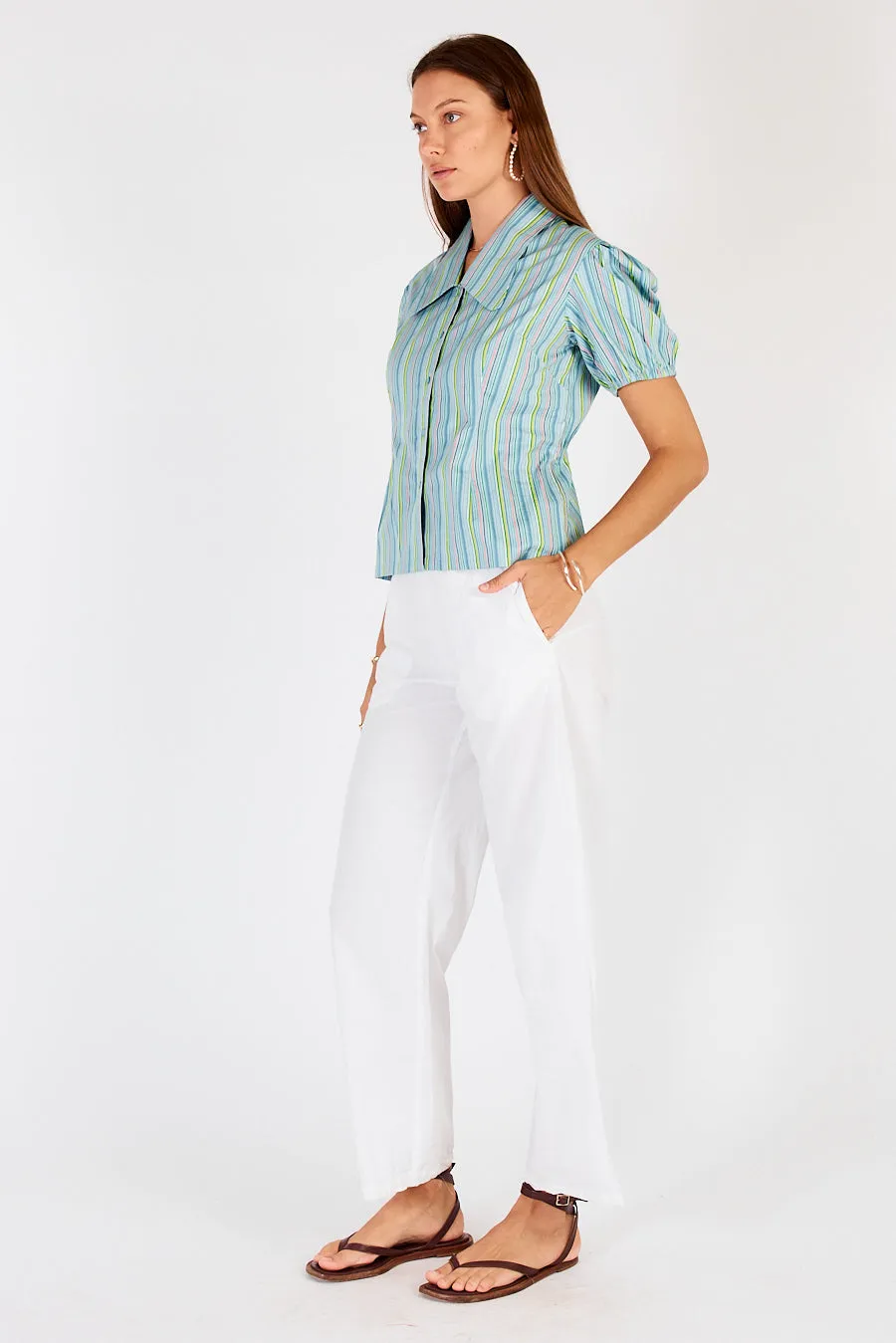Cowgirl Surfer Pastille Top Blue