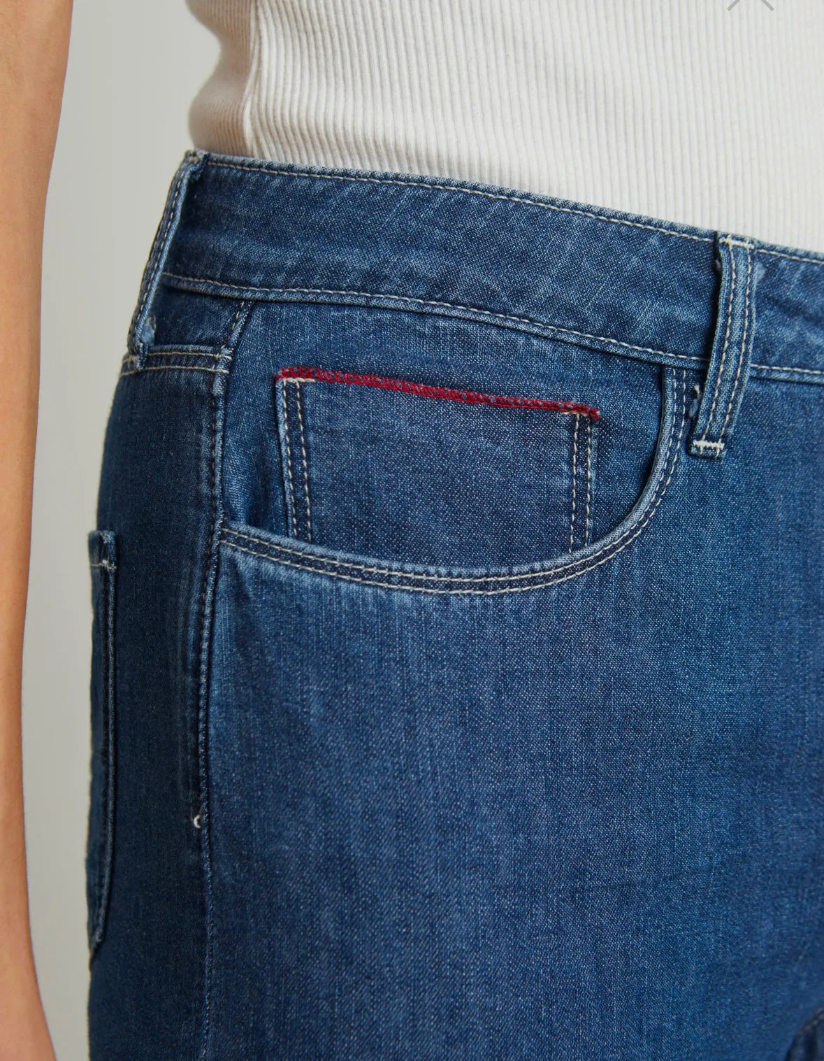 L’AGENCE Wanda Cropped Wide-Leg Jean Spokane