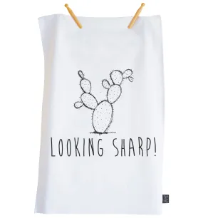 Looking Sharp Tea towel