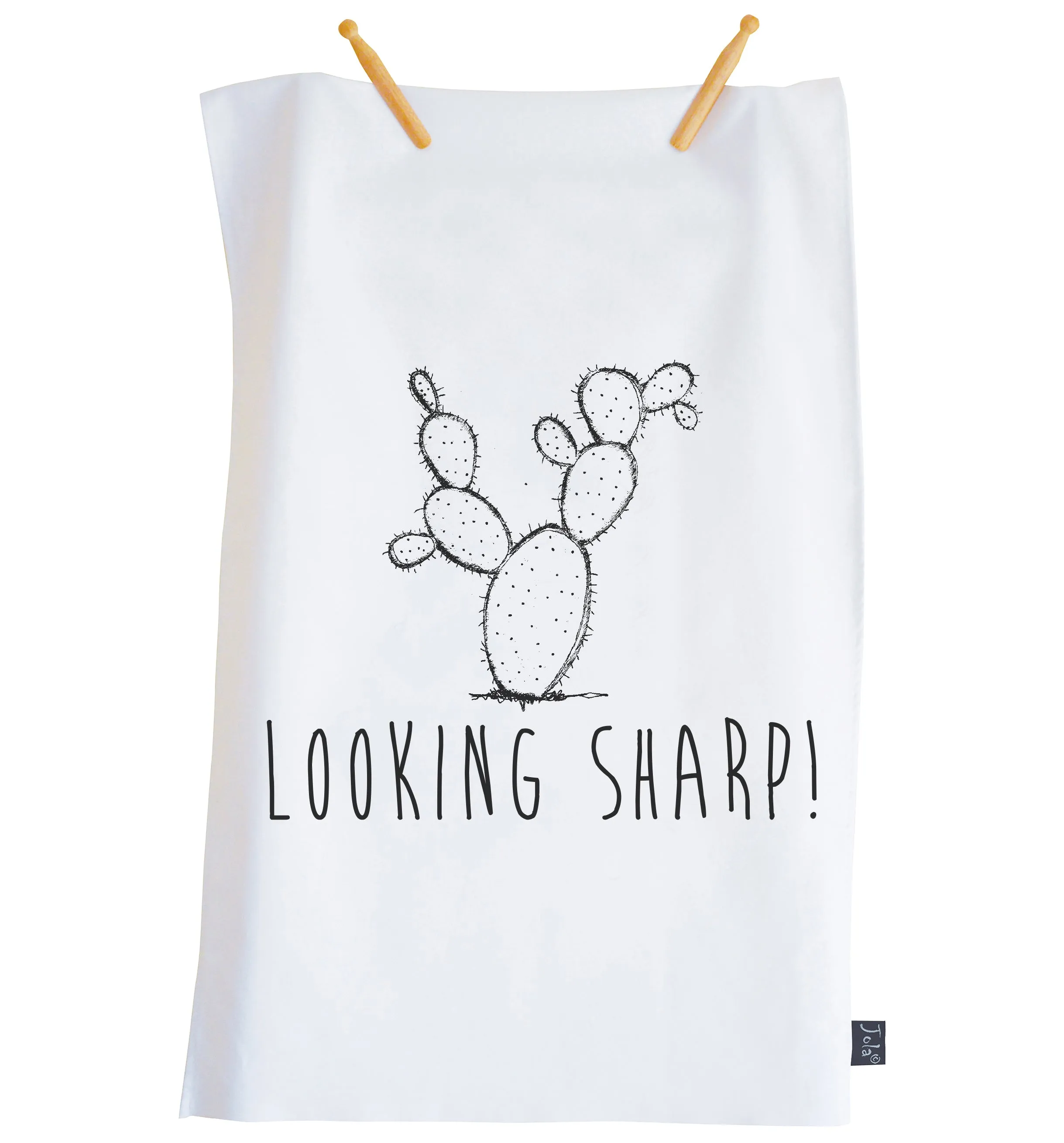 Looking Sharp Tea towel