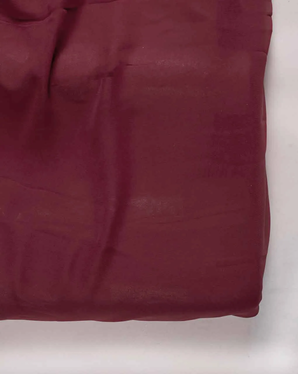 Maroon Poly Faux Georgette Fabric 44" - 7 kg