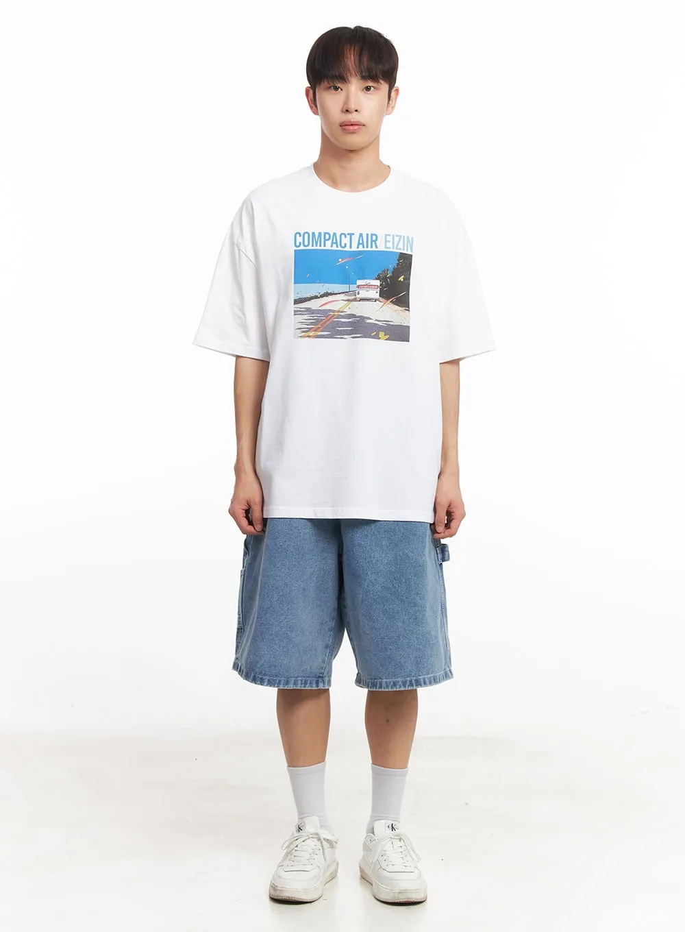 Men's Wide-Fit Carpenter Jorts IA521