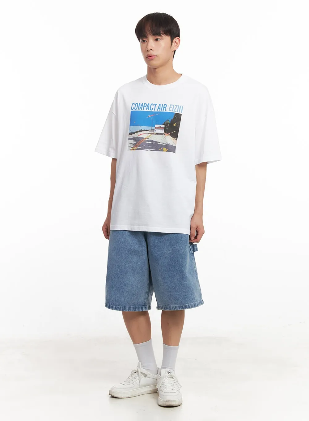 Men's Wide-Fit Carpenter Jorts IA521