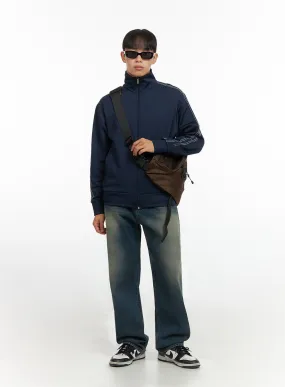 Men's Wide Leg Denim Jeans IO420