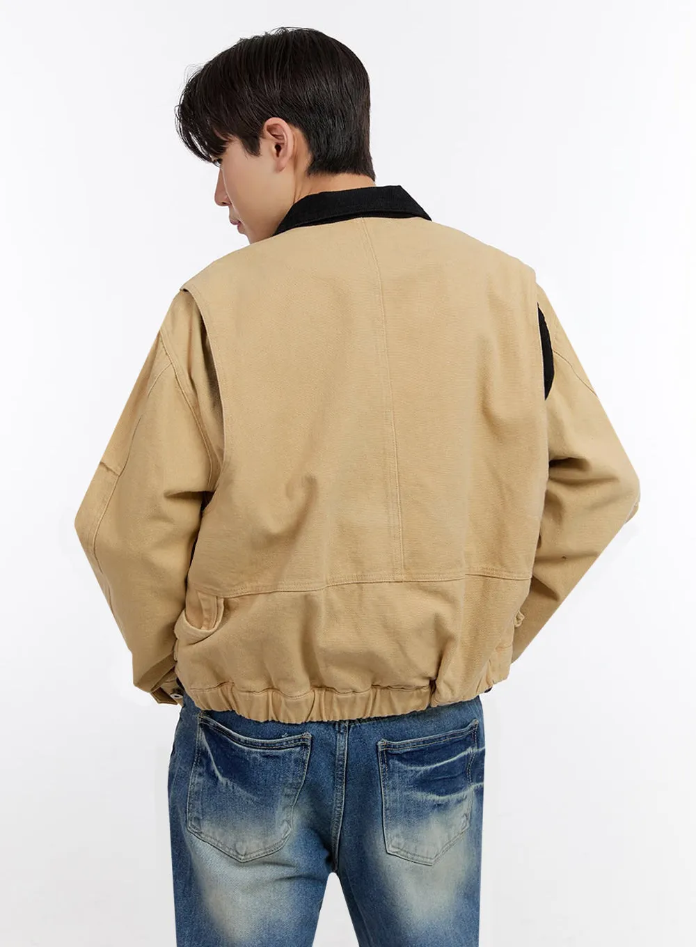 Men's Zip-Up Carpenter Jacket IM525