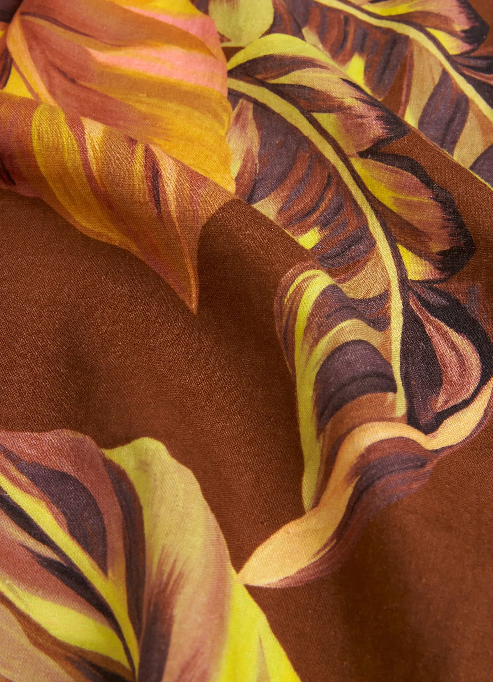 Palmas Spliced Dress - Chocolate