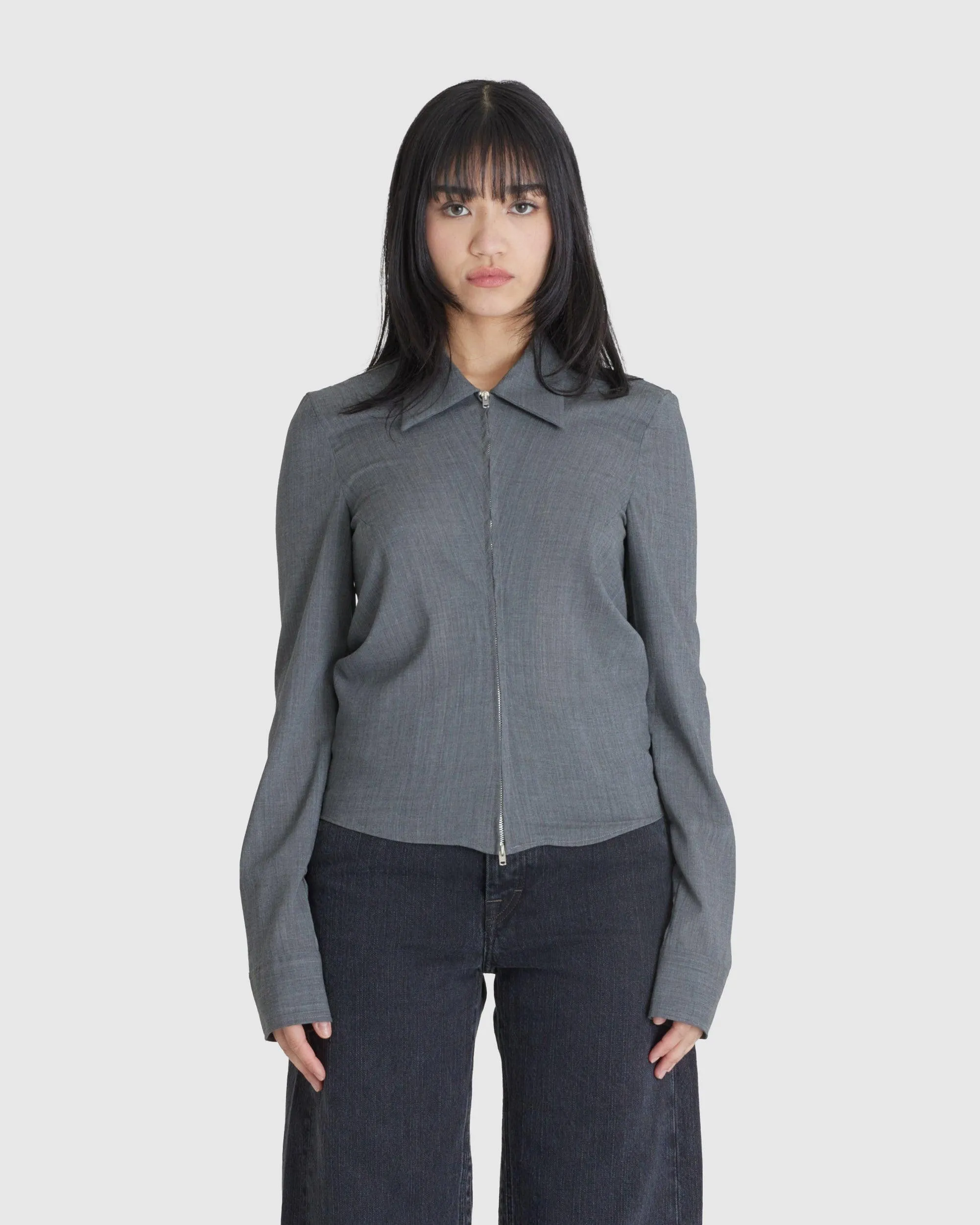 Slim Zip Shirt