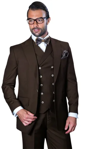 Statement  FLORENCE-BRN Mens Suit