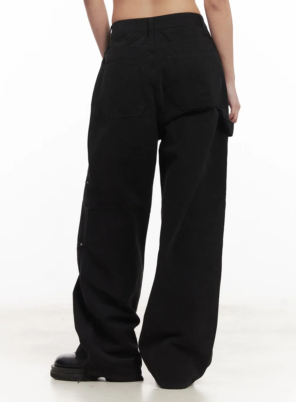 Studded Wide-Leg Carpenter Pants CM506
