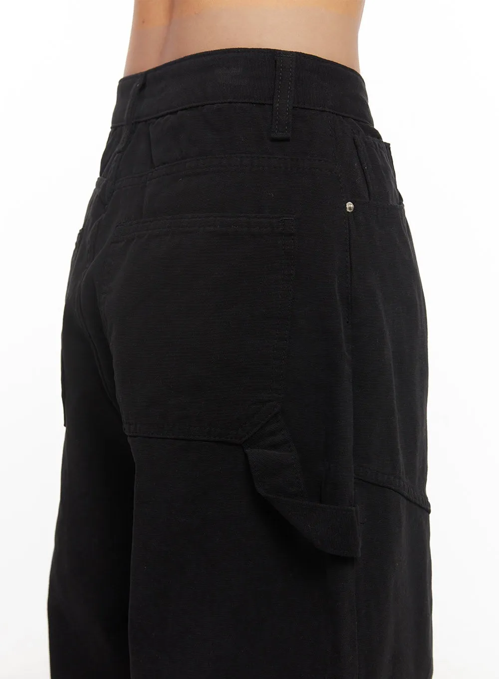 Studded Wide-Leg Carpenter Pants CM506
