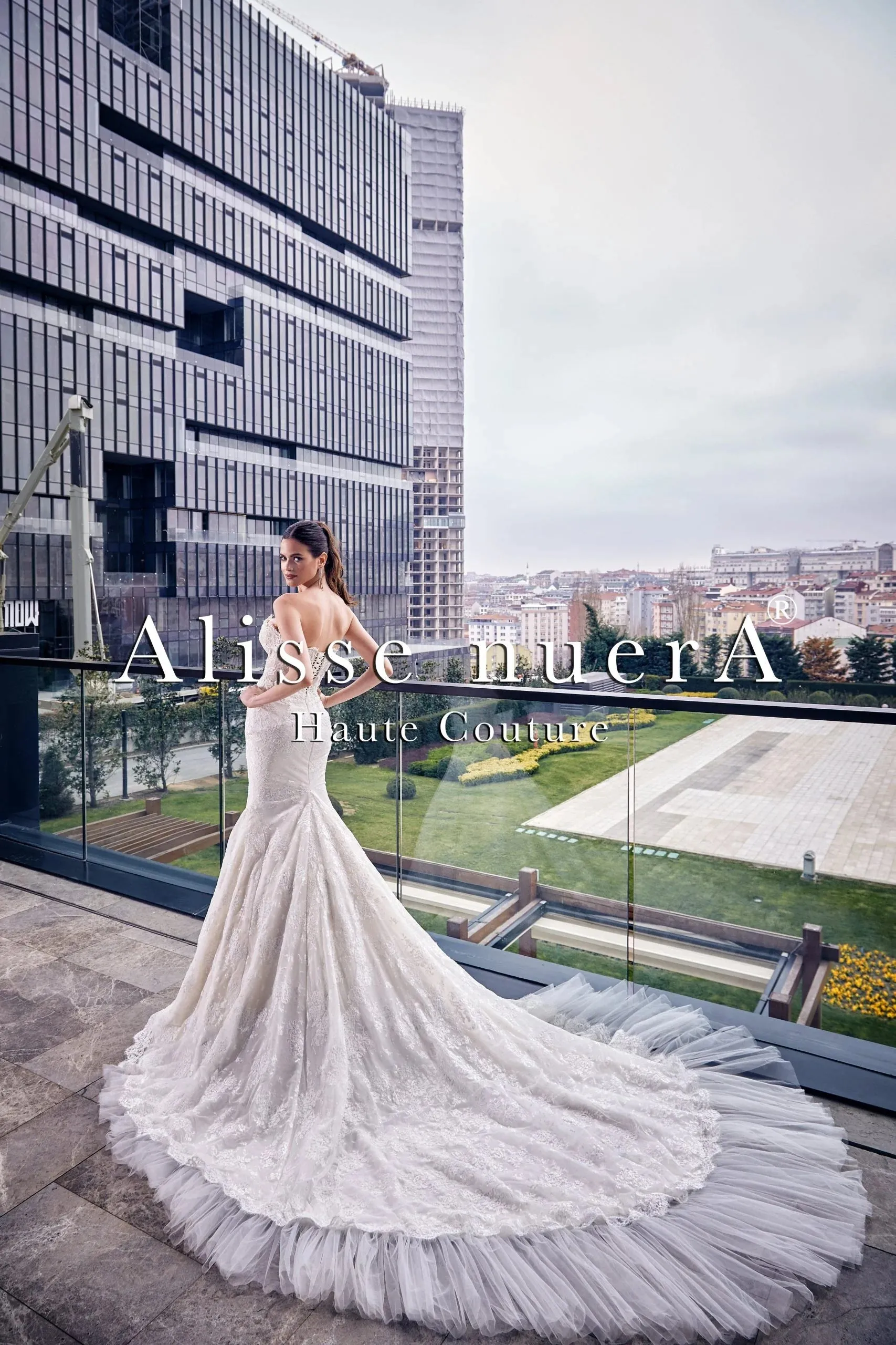 Sweetheart Convertible Lace Wedding Gown with Lace Bridal Cover Up Bolero