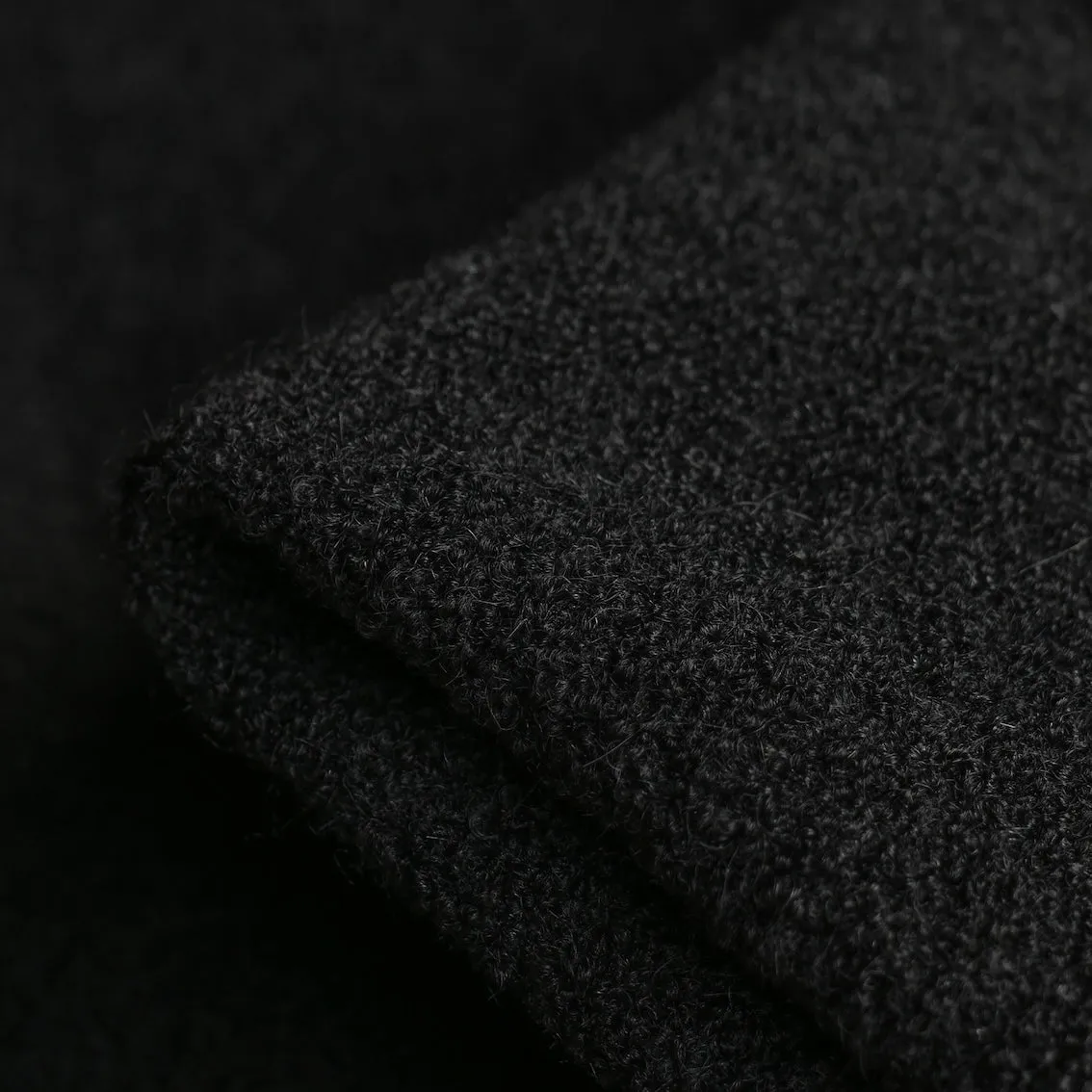 Trento Nero Wool Boucle