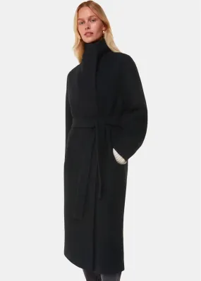 Whistles Morgan Funnel Neck Coat