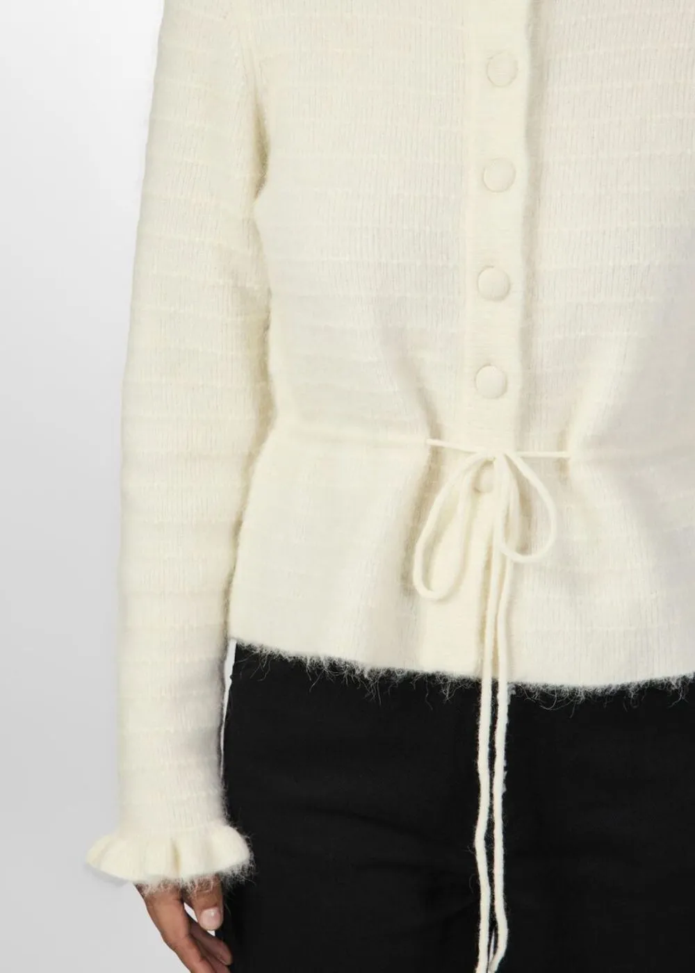 YAS FLARED CUFF CARDIGAN
