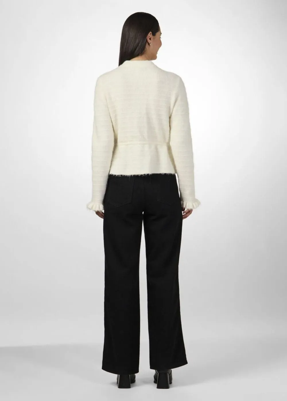 YAS FLARED CUFF CARDIGAN